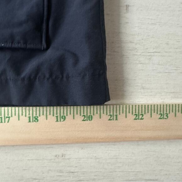 Woolrich Women's Navy Blue Lined Fall Raincoat Plaid Flannel Lining Small Petite - Picture 13 of 13